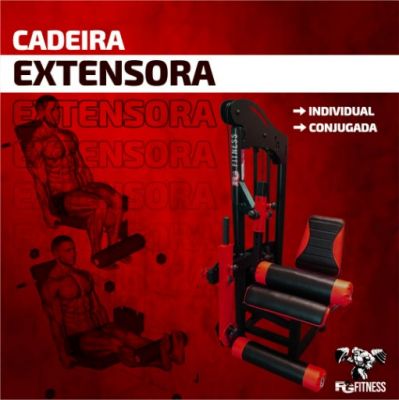 CADEIRA FLEXORA/EXTENSORA (CONJUGADA OU INDIVIDUAL)